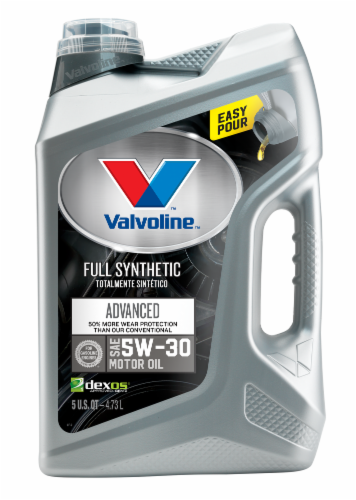 Valvoline Full Synthetic 5W-30 Motor Oil Perspective: front