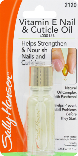 Sally Hansen Vitamin E Nail & Cuticle Oil Perspective: front