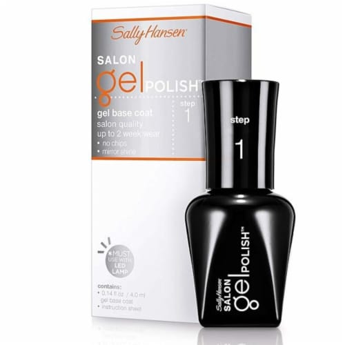 Sally Hansen Salon Gel Polish Gel Base Coat Nail Polish Perspective: front