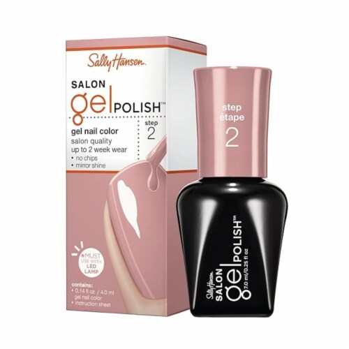 Sally Hansen Salon Gel Polish 160 Pink Pong Gel Nail Color Perspective: front