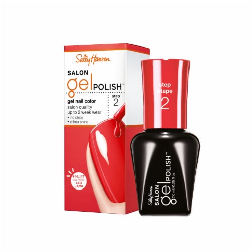 Sally Hansen Salon Gel Polish Kook a Mango Step 2 Gel Nail Color Perspective: front