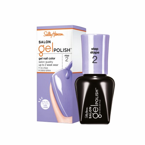 Sally Hansen Salon Gel Polish 904 Purplexed Step 2 Gel Nail Color Perspective: front