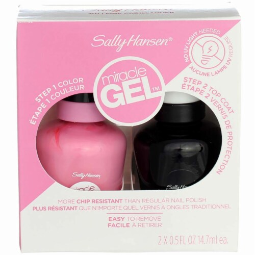 Sally Hansen Pink Cadillacquer Miracle Gel Gel Color and Top