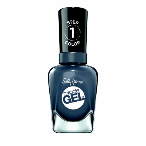 Sally Hansen Miracle Gel Nail Polish, 285 Slate-R Girl, 0.50 fl oz Perspective: front
