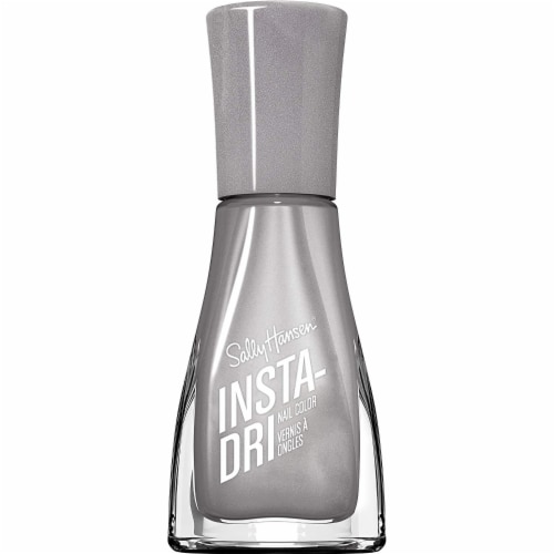 Sally Hansen Insta-Dri Silver Stallion Nail Color Perspective: front