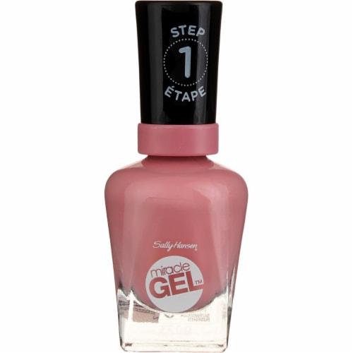 Sally Hansen Miracle Gel Nail Polish, Shade Satel-lite Pink #245 Perspective: front