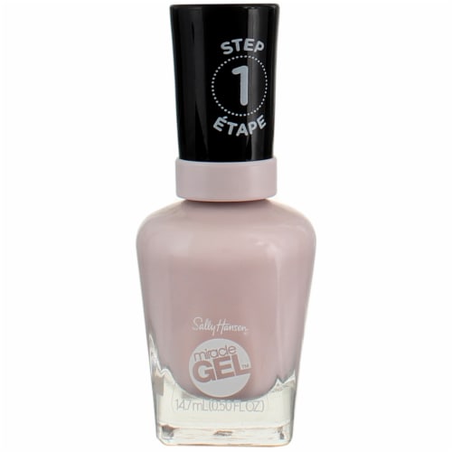 Sally Hansen Miracle Gel 232 Tutu the Ballet Step 1 Nail Color Perspective: front