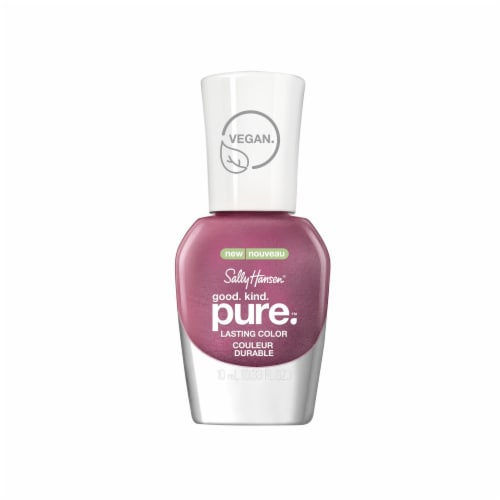 Sally Hansen Good Kind Pure 331 Frosted Amethyst Nail Color Perspective: front