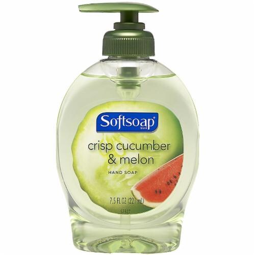 Softsoap Crisp Cucumber Melon Hand Soap Perspective: front