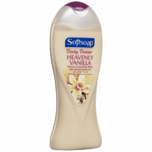 Softsoap Heavenly Vanilla Body Wash Perspective: front