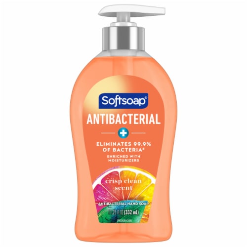 Softsoap Antibacterial Liquid Hand Soap Pump Crisp Clean Perspective: front