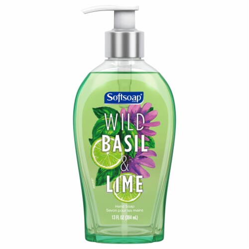 Softsoap® Decor Collection Wild Basil & Lime Liquid Hand Soap Perspective: front