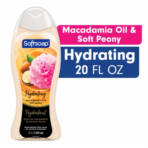 Softsoap Moisturizing Body Wash Luminous Oils Macadamia Oil & Peony