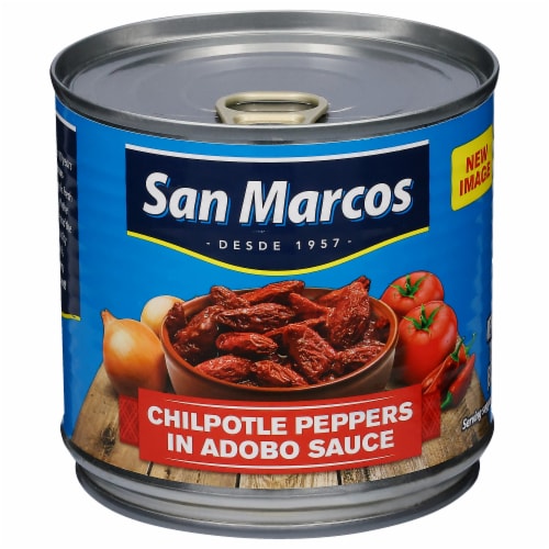 San Marcos Chilpotle Peppers in Adobo Sauce Perspective: front