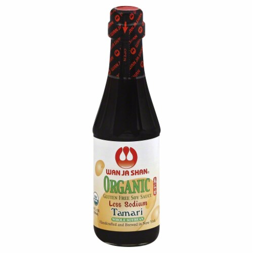 Wan Ja Shan Organic Less Sodium Tamari Sauce Perspective: front