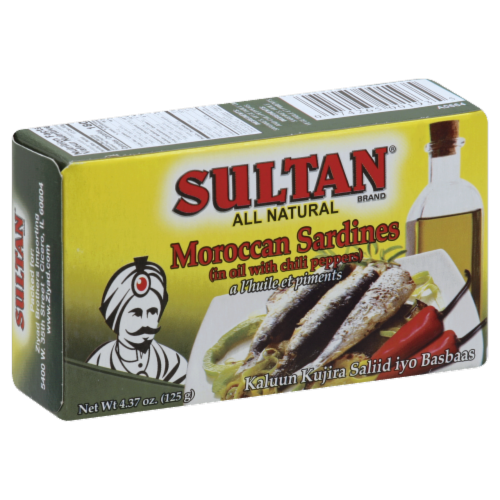 Sultan Moroccan Sardines Perspective: front