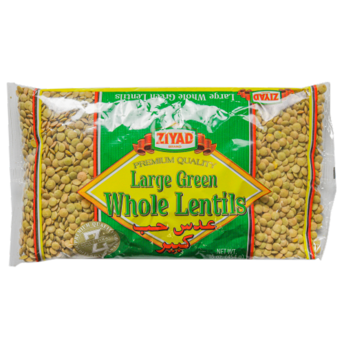 Ziyad® Large Whole Lentils Perspective: front
