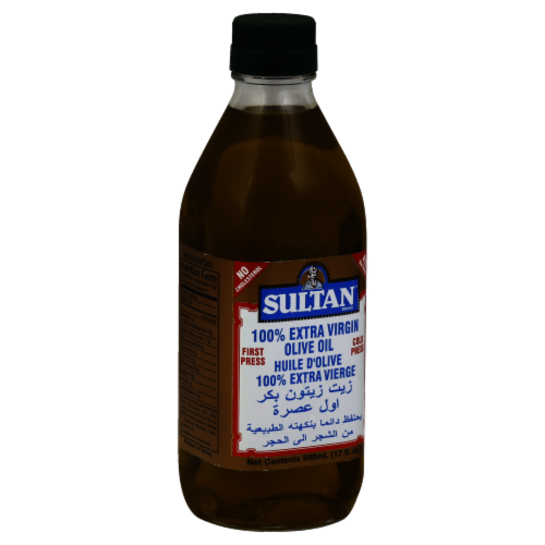 Sultan 100% Extra Virgin Olive Oil Perspective: front