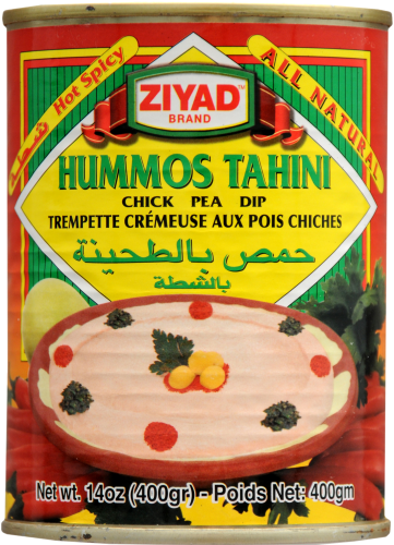 Ziyad Spicy Hummos Tahini Perspective: front