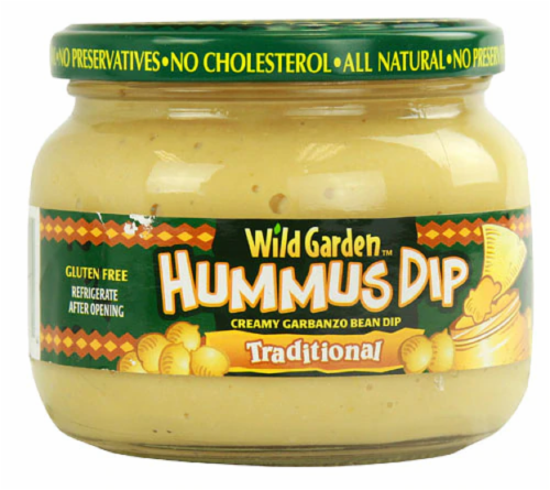 Wild Garden Traditional Hummus Dip Perspective: front