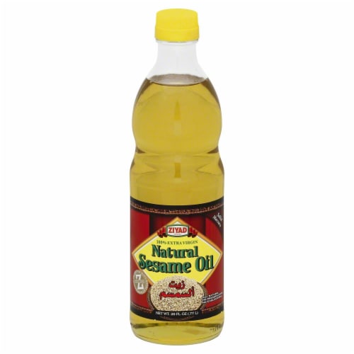 ZIYAD 100% Extra Virgin Natural Sesame Oil Perspective: front