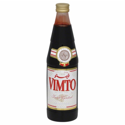 Vimto Fruit Cordial Perspective: front