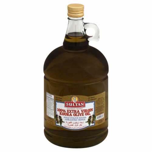 Sultan Extra Virgin Koura Olive Oil Perspective: front