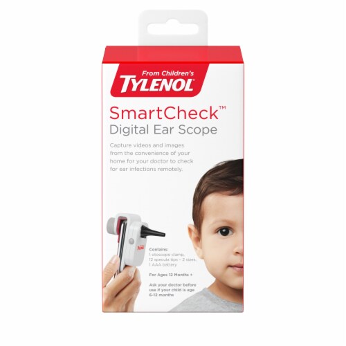 Tylenol® SmartCheck™ Children's Digital Ear Scope Perspective: front