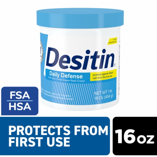 Desitin Daily Defense Diaper Rash Cream Perspective: front