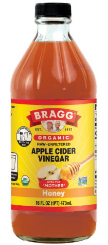 Bragg® Organic Honey Apple Cider Vinegar Perspective: front