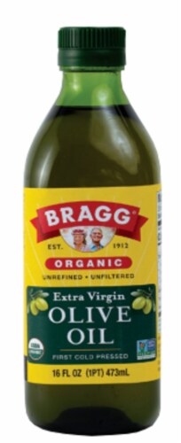 Bragg® Organic Extra Virgin Olive Oil Perspective: front