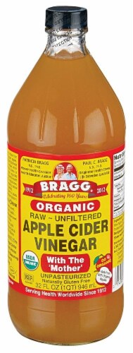 Bragg Unfiltered Apple Cider Vinegar Perspective: front