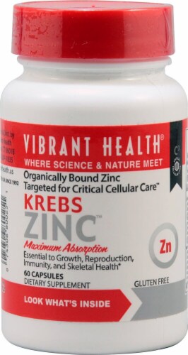 Vibrant Health  Krebs Zinc™ Perspective: front