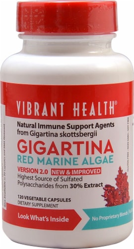 Vibrant Health Gigartina Red Marine Algae Perspective: front