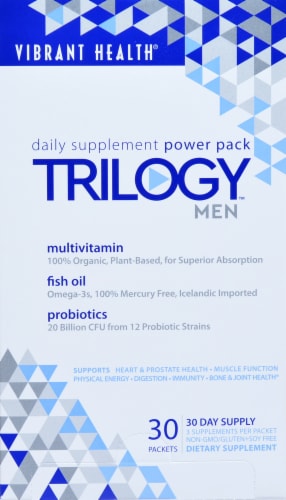 Vibrant Health Trilogy Men's Power Packets Perspective: front