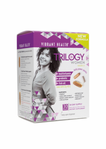 Vibrant Health Trilogy Women Power Packets Perspective: front