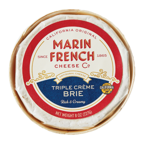 Marin French Triple Creme Brie Cheese Perspective: front