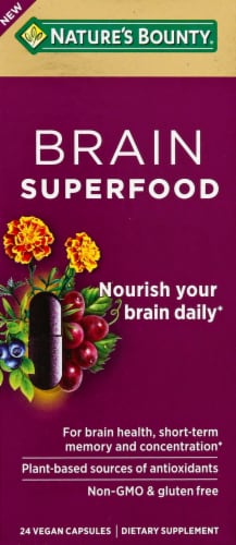Nature's Bounty Brain Superfood Perspective: front