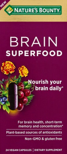 Nature's Bounty Brain Superfood Perspective: front