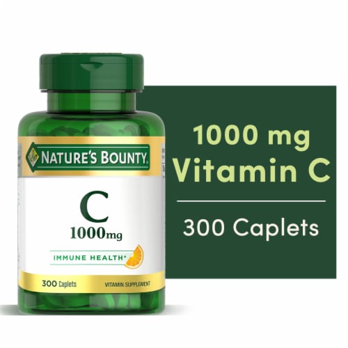Nature's Bounty® Immune Health Vitamin C Supplement Caplets Perspective: front