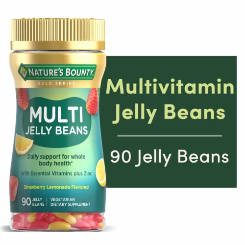 Nature's Bounty® Strawberry Lemonade Multi-Vitamin Jelly Beans Perspective: front