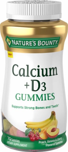 Nature's Bounty® Calcium Plus Vitamin D3 Gummies Perspective: front