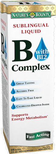 Nature's Bounty B Complex Liquid Perspective: front