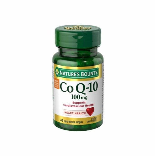 Nature's Bounty Co Q-10 Softgels 100mg Perspective: front