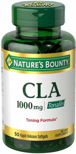 Nature's Bounty® CLA Tonalin Softgels 1000mg Perspective: front