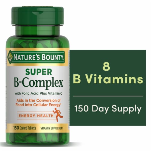 Nature's Bounty Super B Complex Immune & Energy Support Tablets, 150 ct Harris Teeter