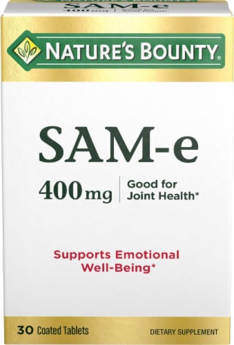 Nature's Bounty SAM-e 400mg Tablets Perspective: front