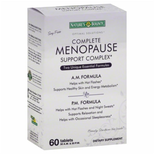Nature's Bounty Complete Menopause Support Complex Vitamins Perspective: front