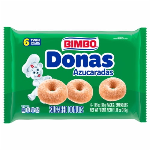 Bimbo Donas Azucaradas Sugared Donuts Perspective: front