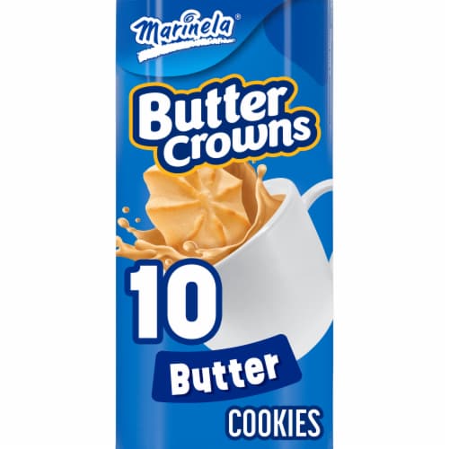 Marinela Butter Crowns Butter Flavored Cookies Perspective: front